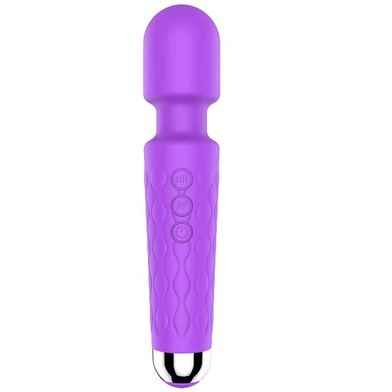 8 Speed 20 Frequency Hot Sale Silicone Wand Massager Waterproof Magic Personal Massager Vibrator