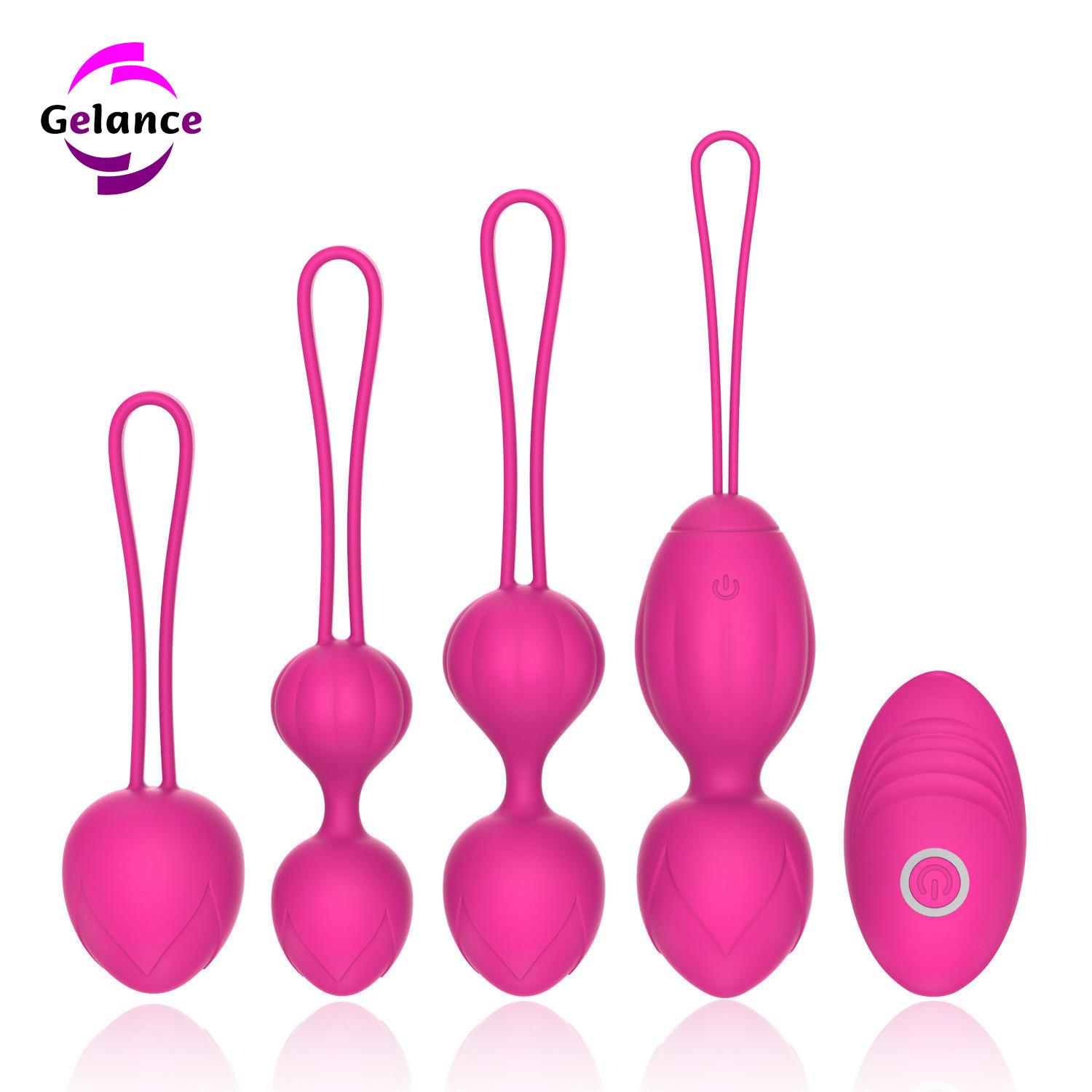 Female Vagina Toy Wireless Remote Control Cherry Kegel Ball Sex Toy For Woman