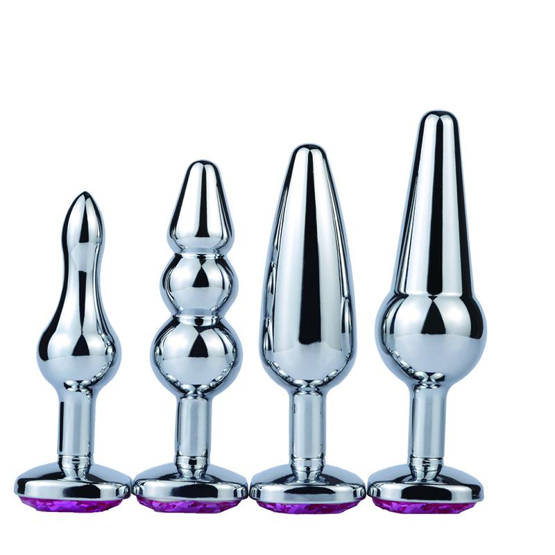 Top Hot Product Cat Type Anal Plug Stainless Steel Men Sex Products Bondage Anal Plug