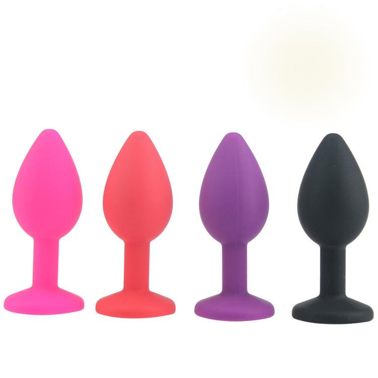 Factory Wholesale Sex Toys Stainless Steel With Jewel Anal Dilator Multi Size Anal Plug