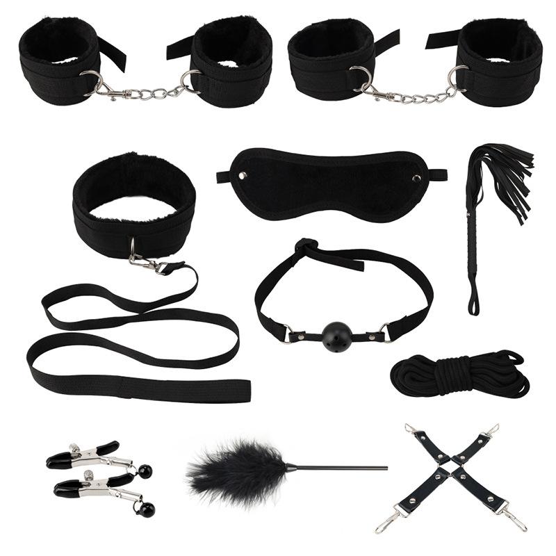 Fun Sm10 Suit Hands And Feet Handcuffed Whip Adult Bondage Sex Toy Sex Supplies Training Binding Flirting