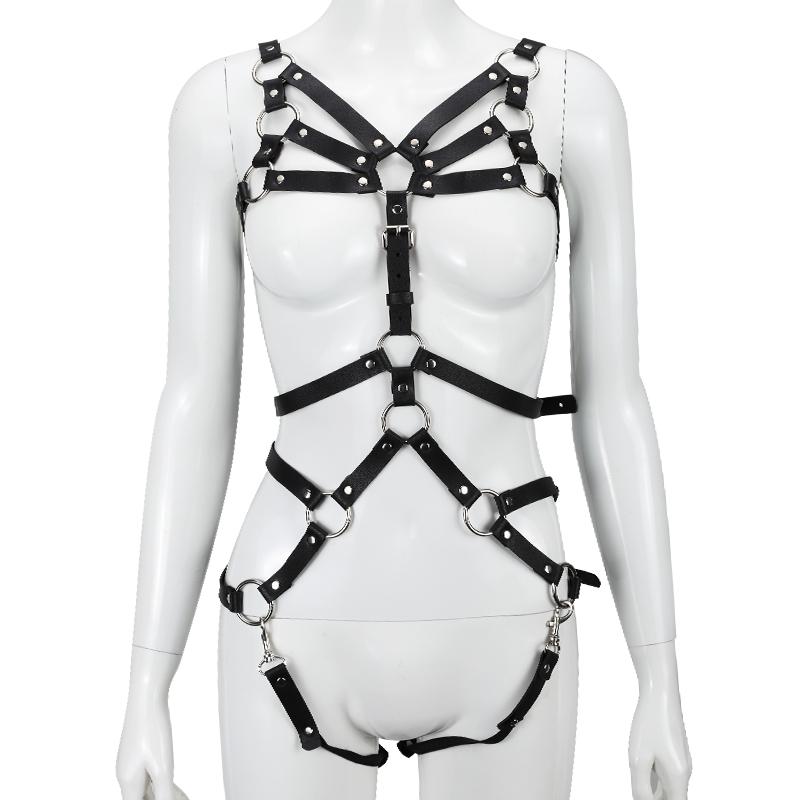 Flirting Harness Clothes Soft Leather Sex Toys Adult Mens Sex Toys Sex Leather Collars