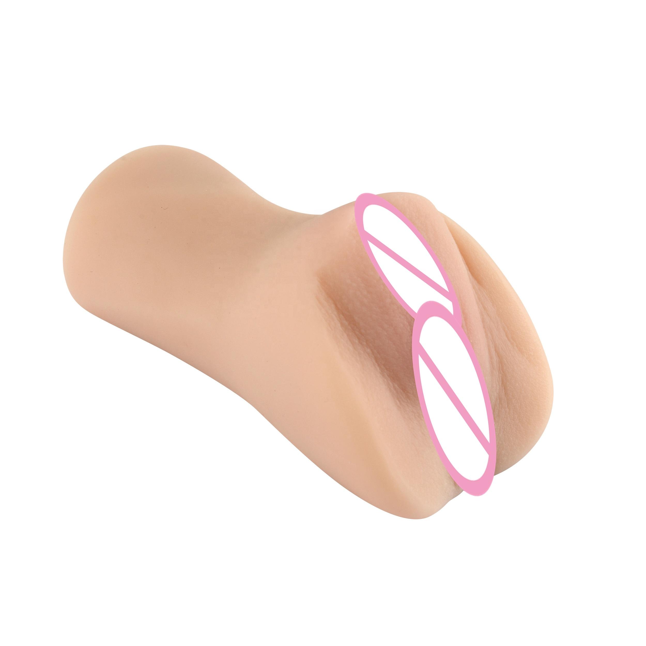  Artificial But Hot Attractive Female Private Part Compact Hole Sex Toy For Men Masturbation Cup