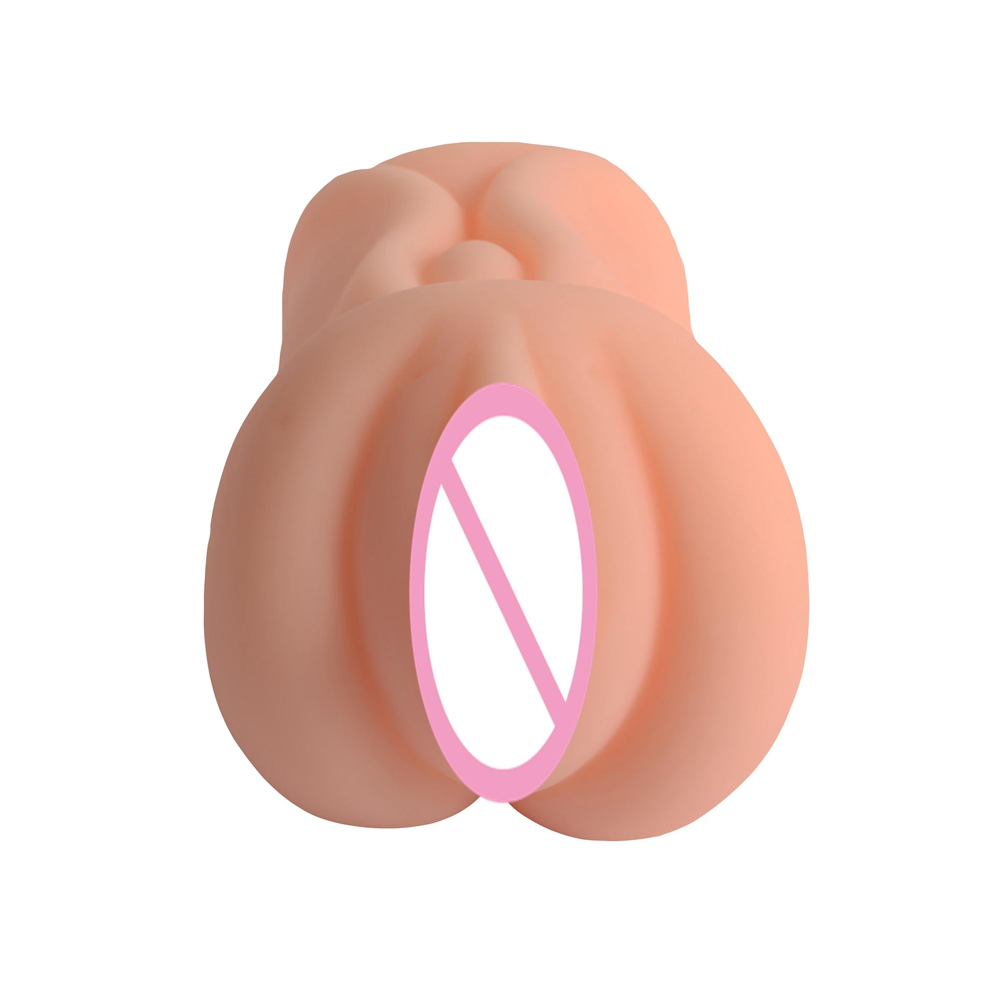  Mini Soft Medical Dual Layer Vaginal Masturbation Stroker 3d Realistic Upgrade Portable Sexy Big Ass Sex Toy For Male