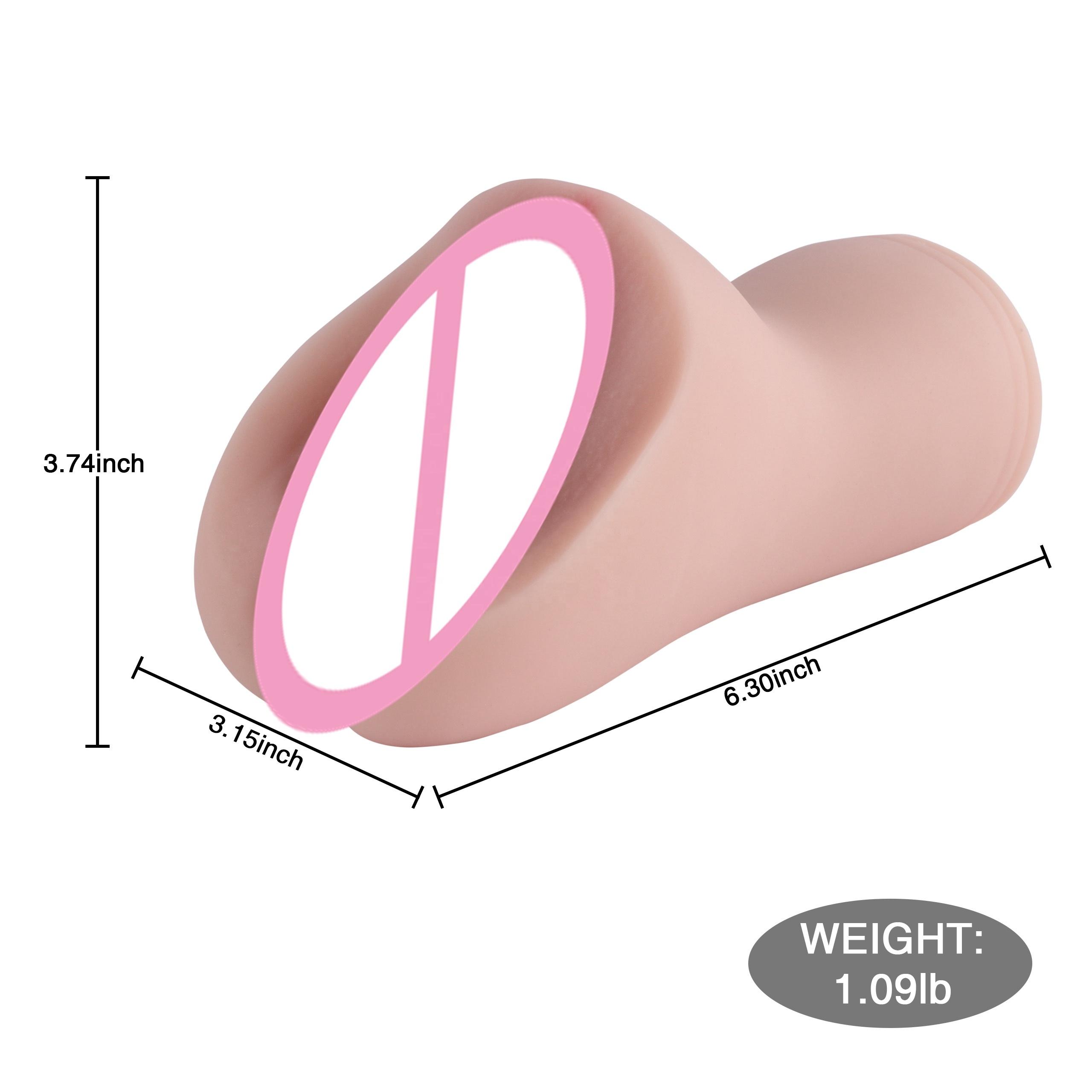  Handheld Realistic Texture Women Vaginal Pussy Shaped For Men Masturbator Soft Tight Sex Toys