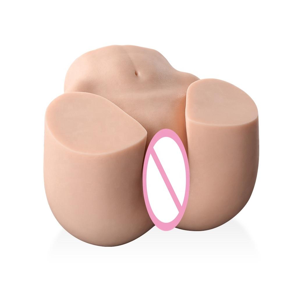  Realistic Male Masturbator With 2 Hole Realistic Big Soft Butt Female Male Stroker With Vagina Anal Sex Pleasure