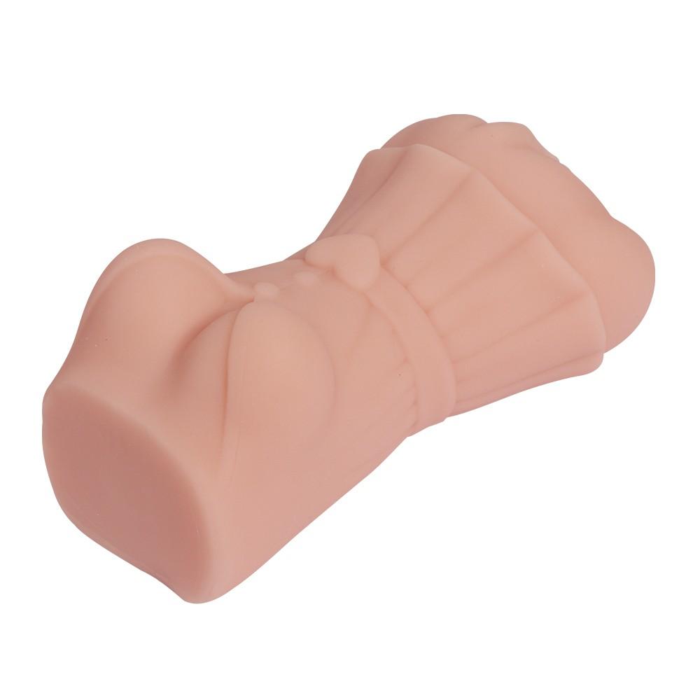  Lifelike Torso Half Body Shape Boob Masturbator Pussy Cup Crystal Labia For Pleasure Porn Products