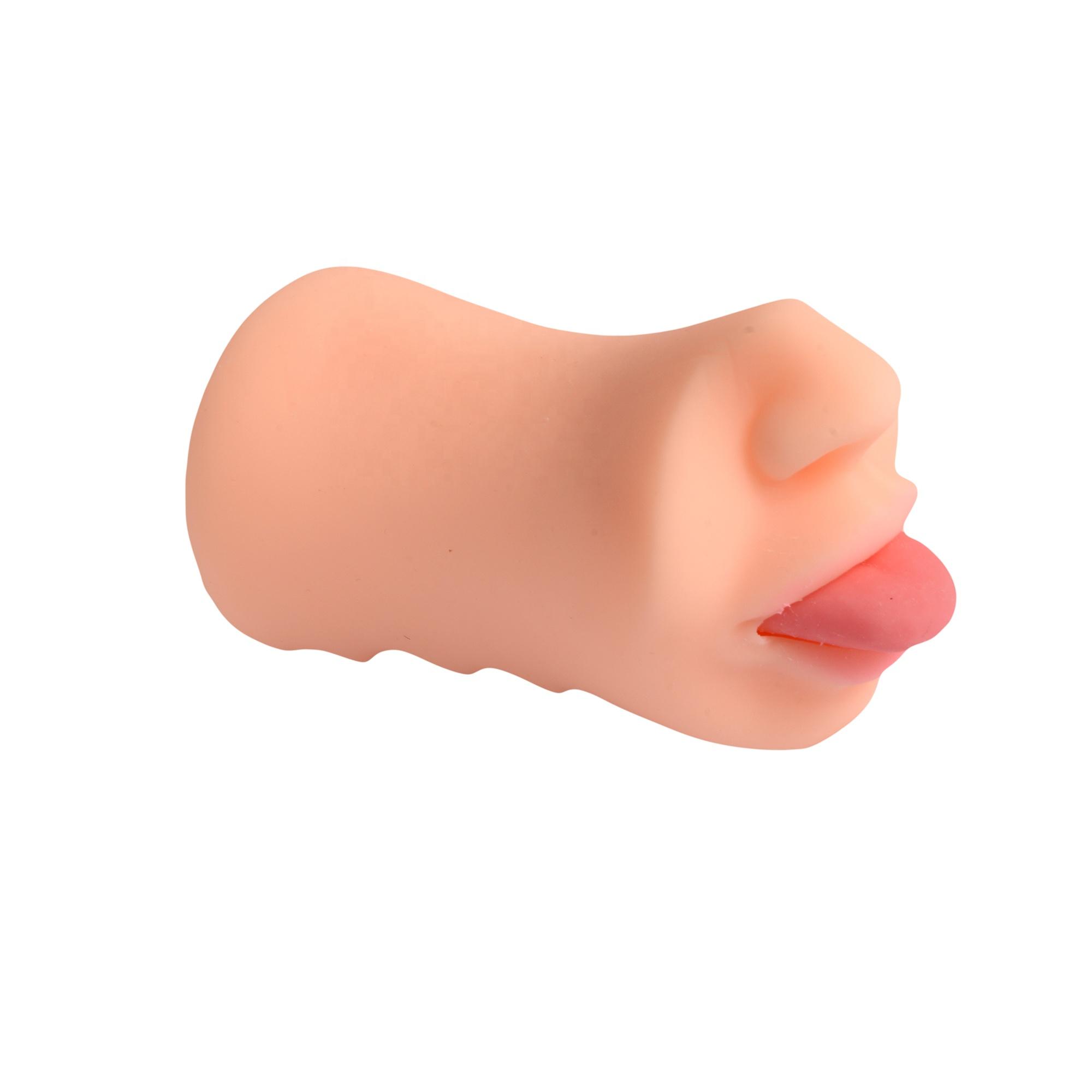  Portable Sex Toys Oral Sex Airplane Cup Tongue Stimulate For Penis Exciting Fantasy Soft Masturbator
