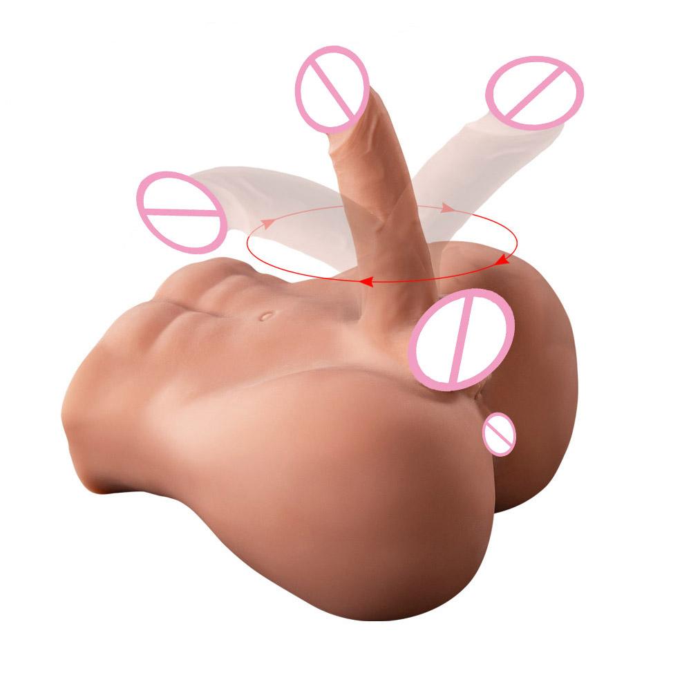 Men's Penis Torso Doll Female Sex Love Doll With Realistic Huge Dildo And Tight Anal For Women Masturbation Couple Sex Fun
