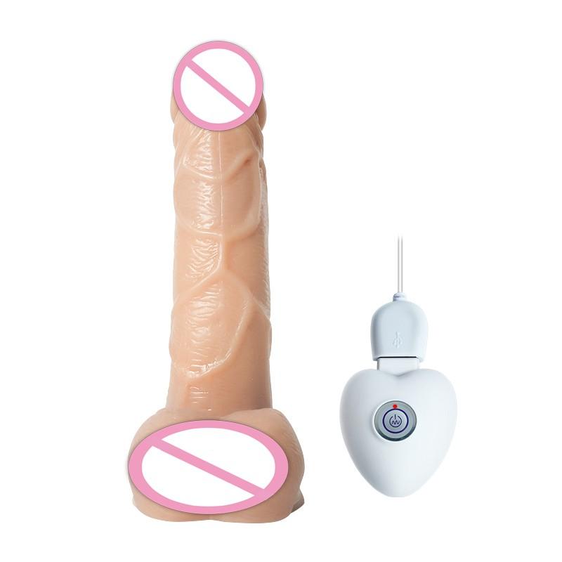  High Quality Sexy Realistic Vibrating Artificial Penis For Women Gay Couple Sexual Experience Sex Toy