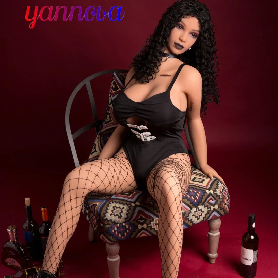 170cm Realistic Silicone Sex Doll Full Body Big Tits Fat Ass Pussy Mouth Tpe Toy Adult Love Doll