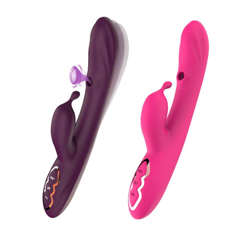 Suction Vibrator Dildo Vibrating Massage Female G Spot Clitoral Stimulation 7 Vibration Modes Women Adult Sex Toys