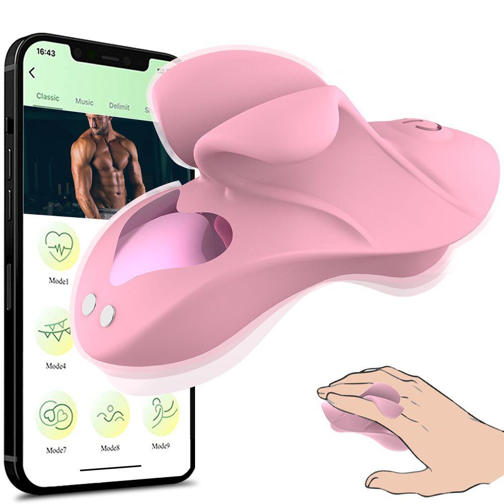 App Remote Control Mini Wear Finger Vibrator Bullet Jump Eggs Massage Female G-spot Stimulation Vibrator
