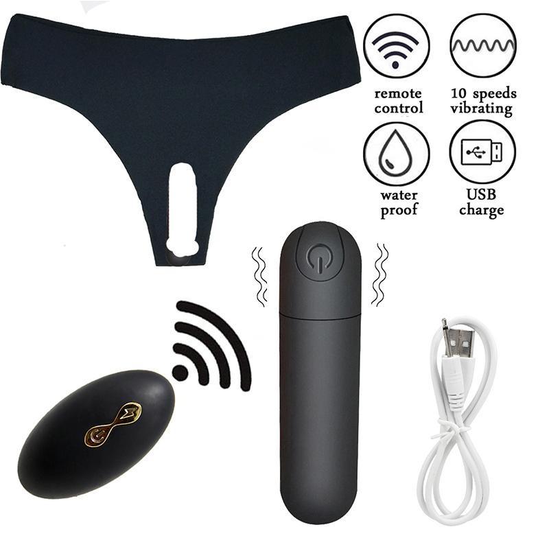 Hot Sell Rechargeable Mini Wearable Bullet Vibrator Panty Love Egg With Remote Control 10 Vibration Modes Vibrating Egg