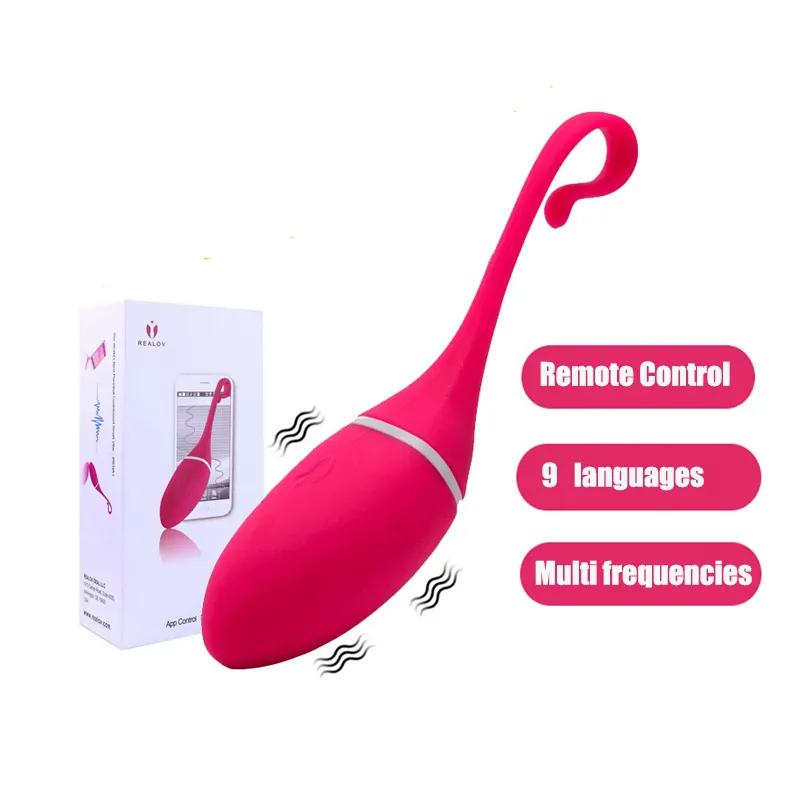 App Control Women Sex Vibrator 10 Speed Vibration Modes Panties Jumping Egg