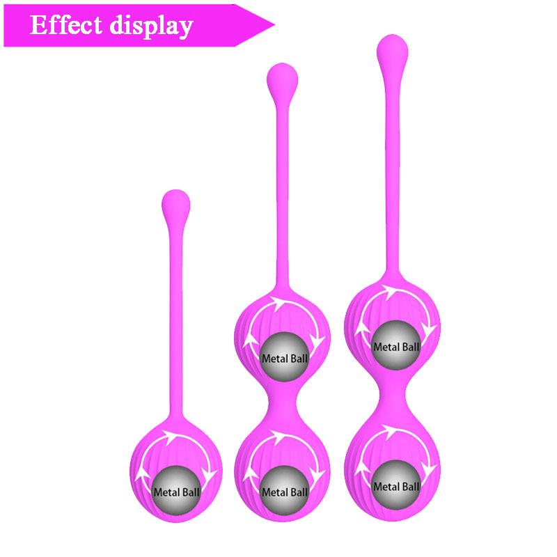 Hot Body-safe Silicone Vagina Balls For Women Sexy Toy Kegel Balls Vibrator Vaginal Training Tighten Exercise Sex Toys For Women