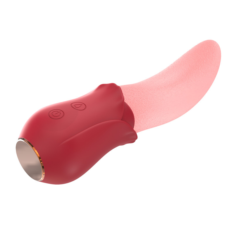 Wholesale Popular Best Selling G Spot Massager Sex Toy Clitoral Sucking Licking Sucker Women Female Rose Tongue Vibrator