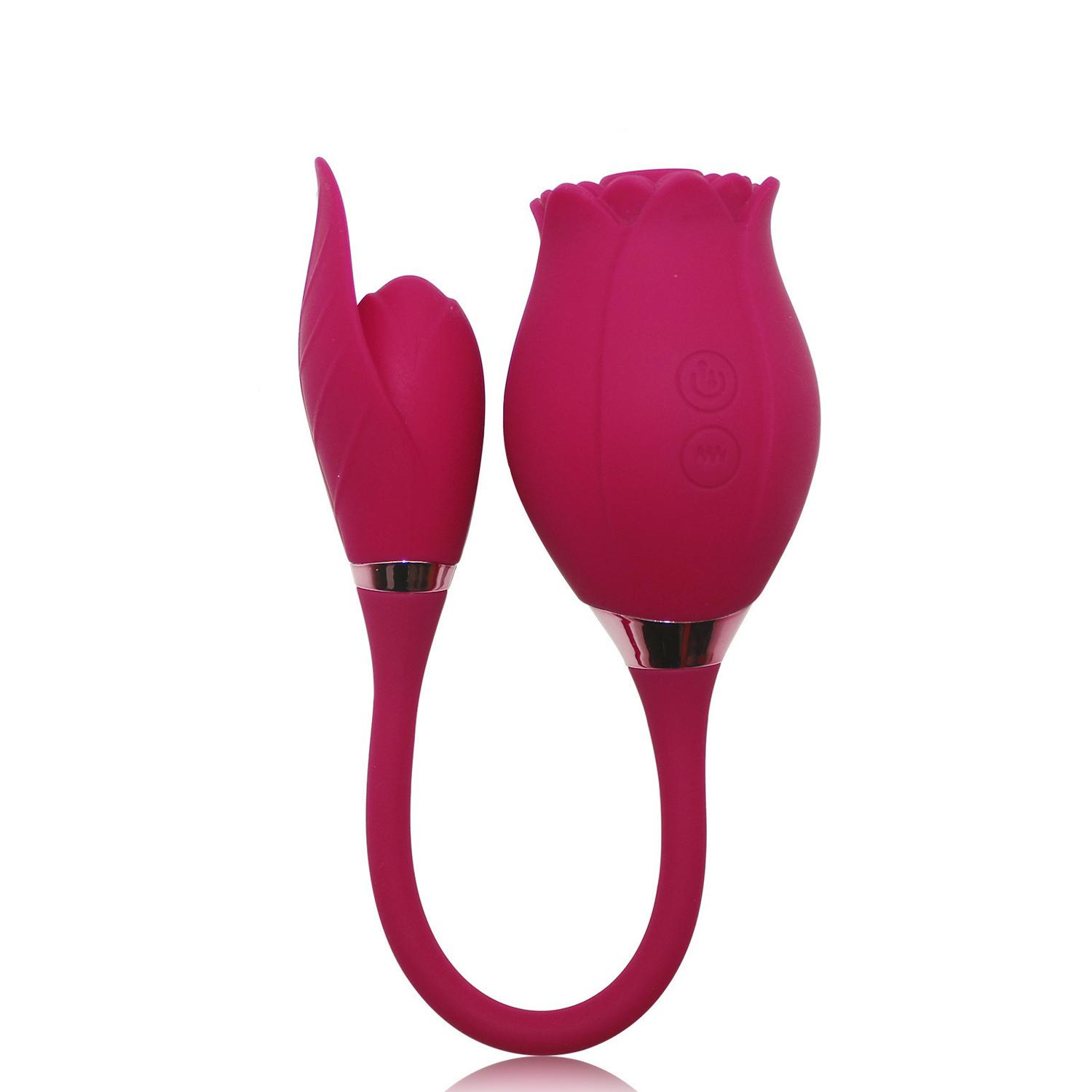  Sex Toys Massager Rose Shaped Waterproof Silicone Vagina Sucking Nipple G-spot Stimulator Clitoris Sucking Rose Vibrator