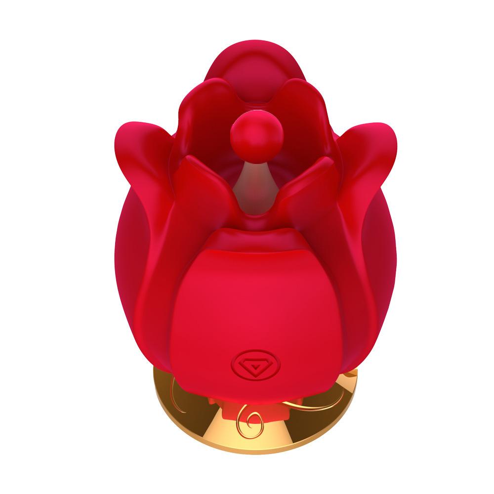  New Product Female Masturbator Suction Licking Vagina Massager Clitoris Stimulator Vibrator Rose Adult Sex Toys For Girls
