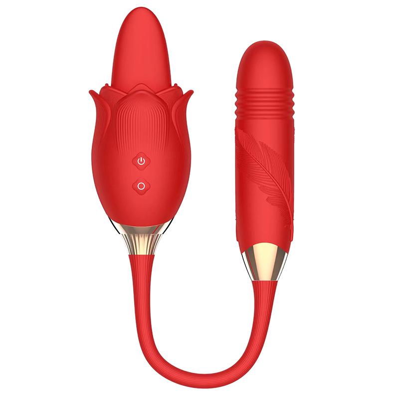  Female Strong Suction Vagina Stimulate Flower Vibrator Sex Toy Dildo Rose Vibrator For Womenpocket Pussy