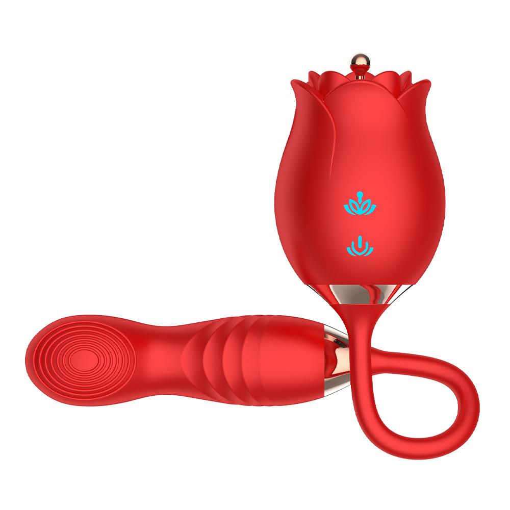  Sucking Masturbator Stimulator G-spot Rose Multi-frequency Tease Vibrator Female Masturbator Adult Sex Products Clitoral