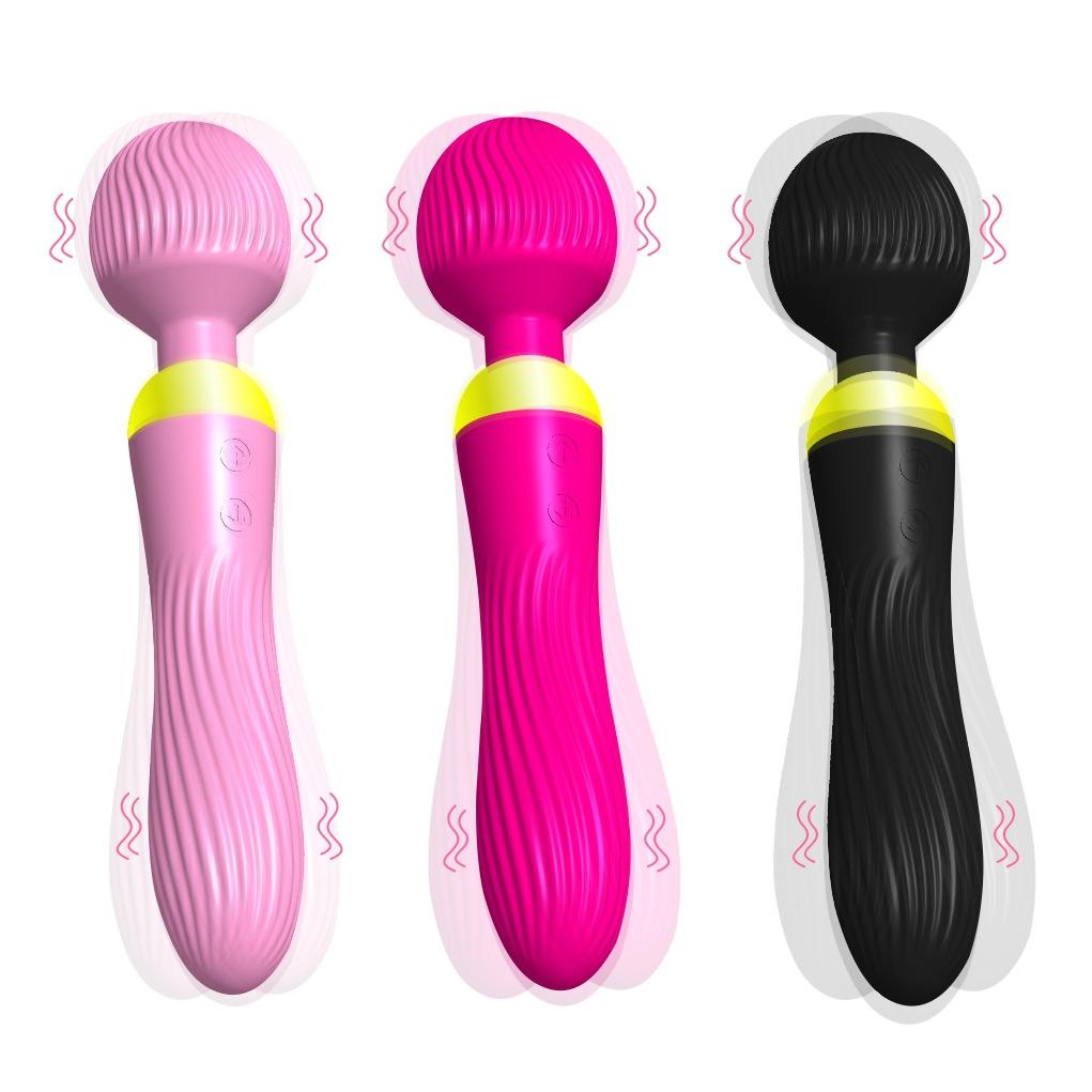  Wholesale Popular Selling Double Side Adult Lady Female Best Sex Toy Vibrating Machine Vibrator For Women