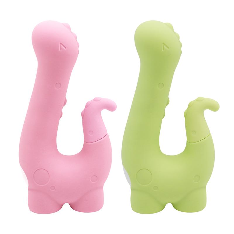  Popular Woman Lady Female Silicone Abs Portable G Spot Massage Oral Clitoris Sucker Heated Sex Toy Dinosaur Vibrator