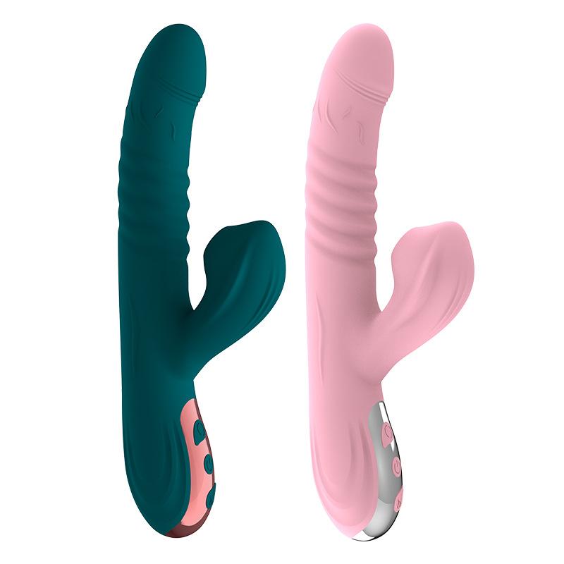  Wholesale Popular Selling Double Side Adult Lady Female Women Anal Plug Clitoris Double Telescopic Dildo Vibrators