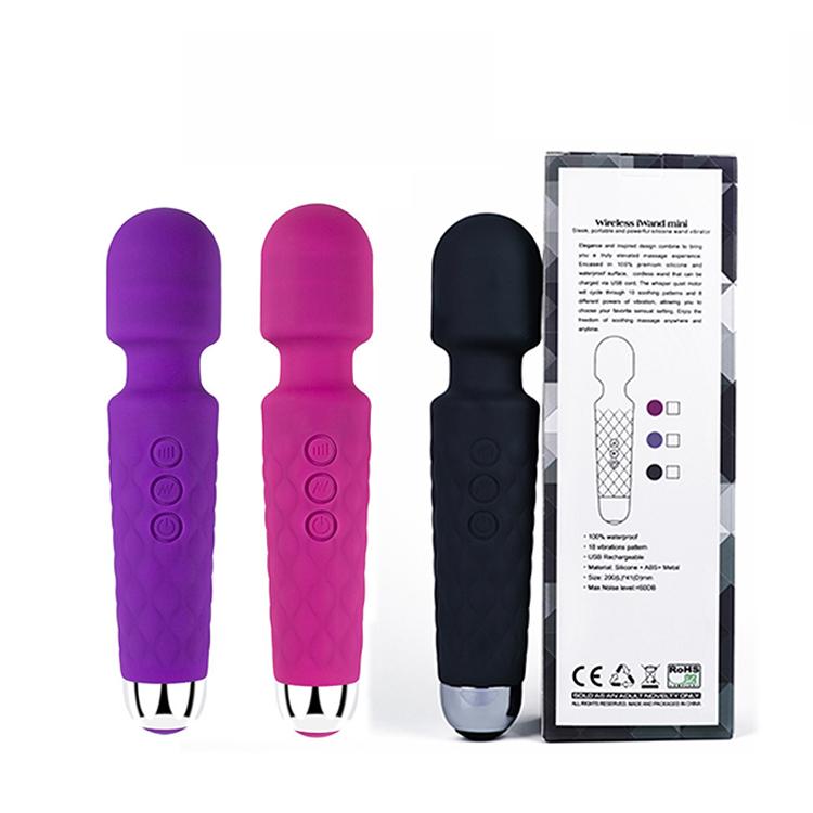  Classic Usb Charging 20 Modes 8 Speed Silicone Sex Toys Clitoris G Spot Massager Vibrating Women Magic Av Wand Vibrator