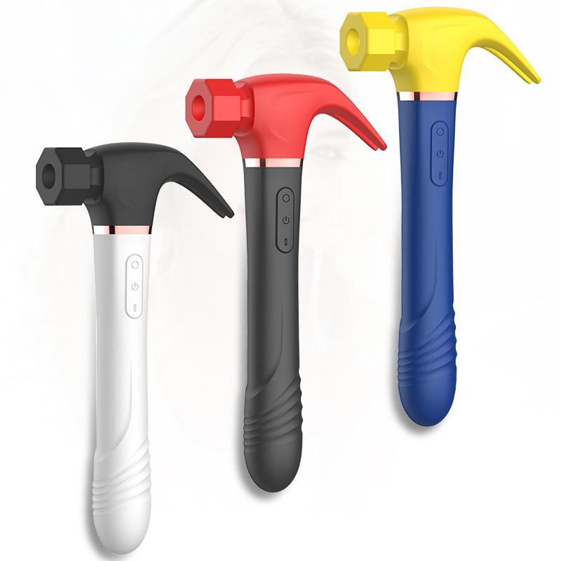 2024 Design New Style Usb Charging Massager Telescopic Sucking Sex Toy The Female Hammer Vibrator