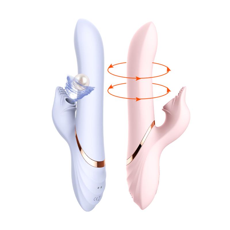  New Design Finger Shake G Spot Double Stimulation Vagina Massage Clitoris Dildo Suction Sex Toys For Girls