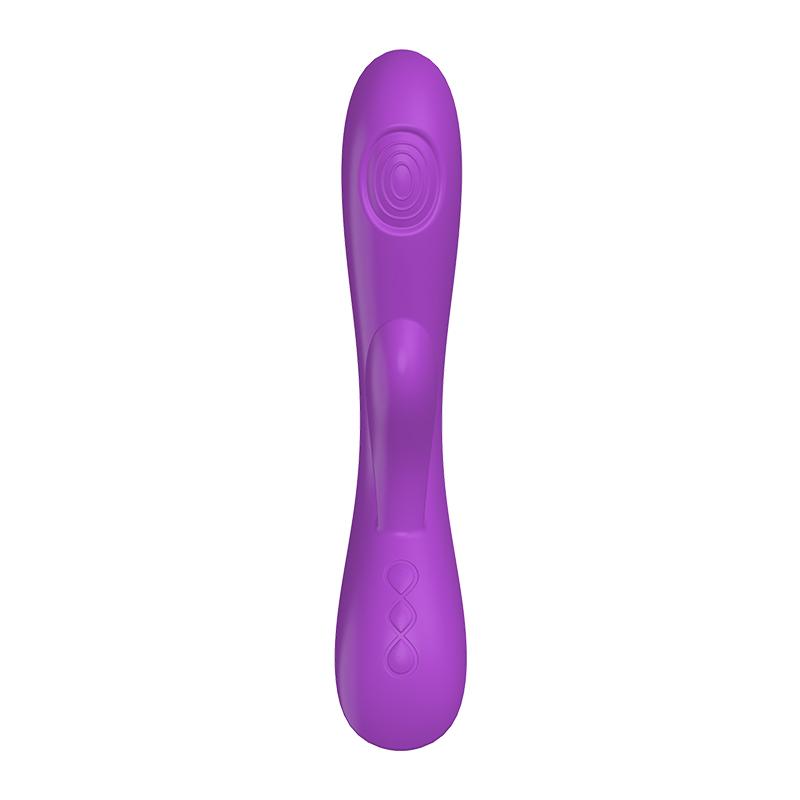  Dual Heads Flexible Woman Adult Sex Toy Tongue Shaped Vibrating Condom
