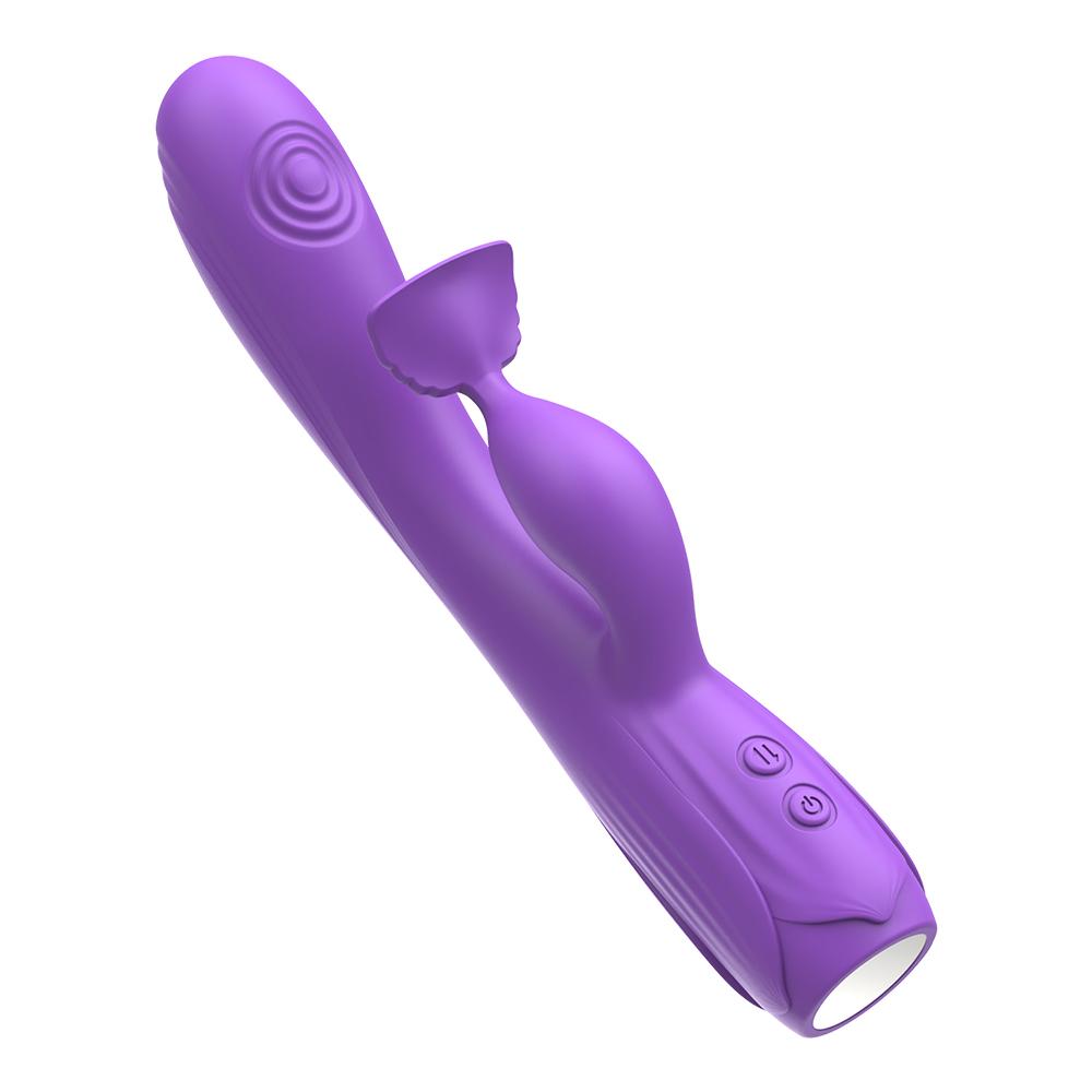 Lemonpard Luxury Vibrador Sexual Double Tongue Oral Sucking Vibrator Sex Toy Ladies