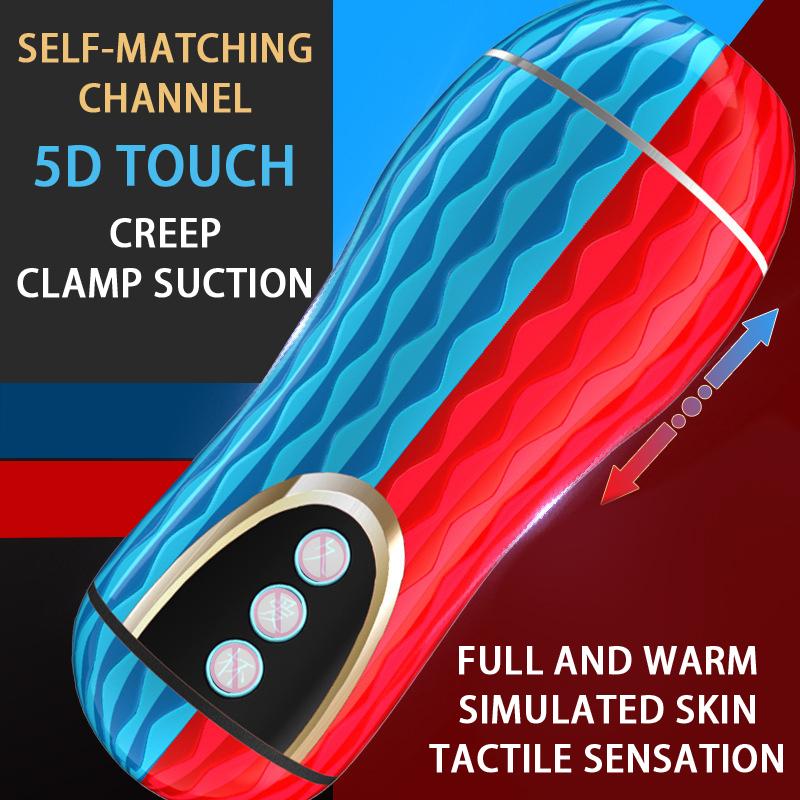  Wholesale Suction Retractable Para Hombres Male Masturbator Cup Adult Sex Toy Masturbation For Men