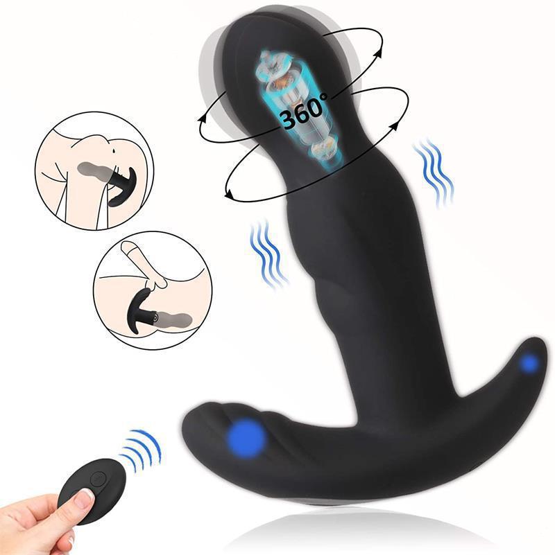  Odm/oem Men Anal Plug Sex Toy Prostate Massage Treatment Vibrating Anal Equipment Male G Spot Electric Prostate Massager