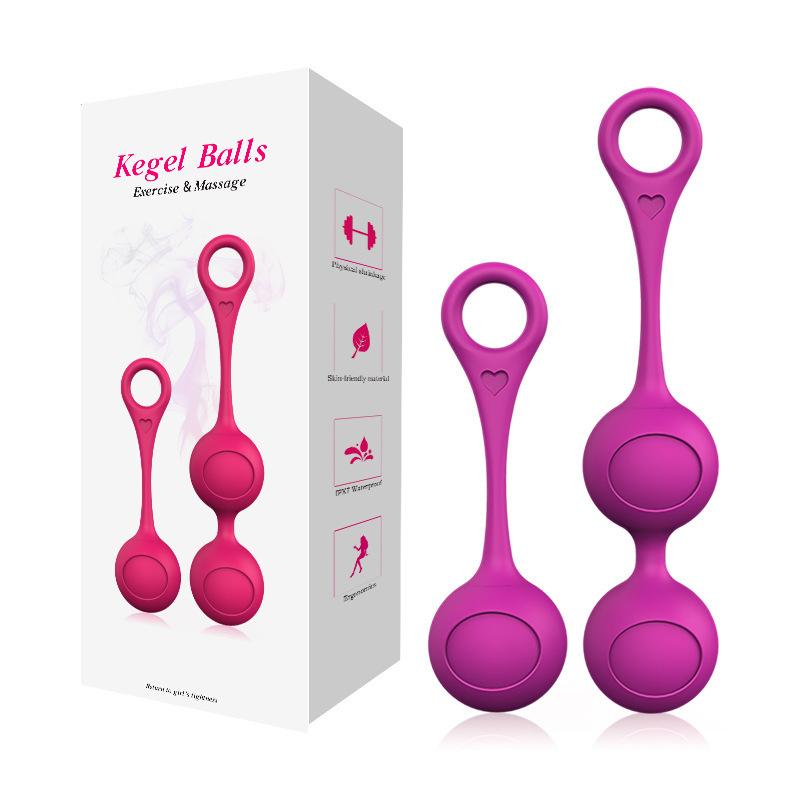  Wholesale 2024 New Design Female Sex Flirt Product Silicone Ben Wa Ball Vaginal Exercise Equipment Kegel Ball For Women