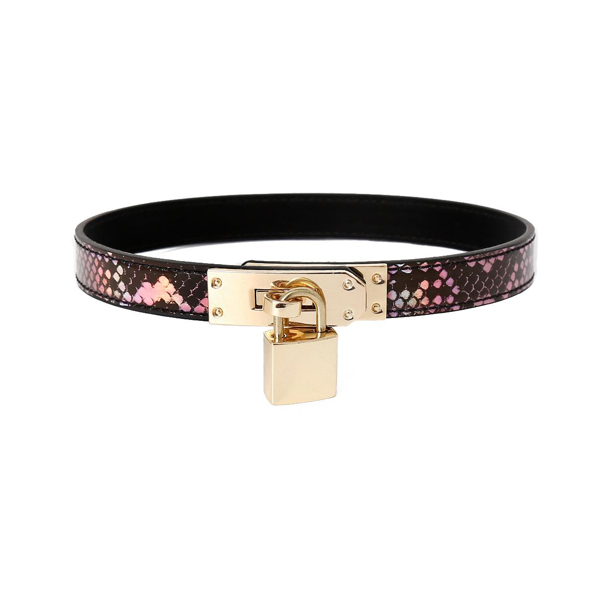 Bdsm Bondage Set Sex Toys Locking Snake Choker With Handcuffs
