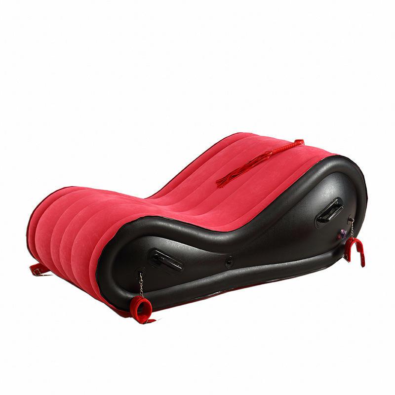 S Shape Inflatable Chair Sofa Lounge Chair Air Pump Couch Sex Toys For Couples