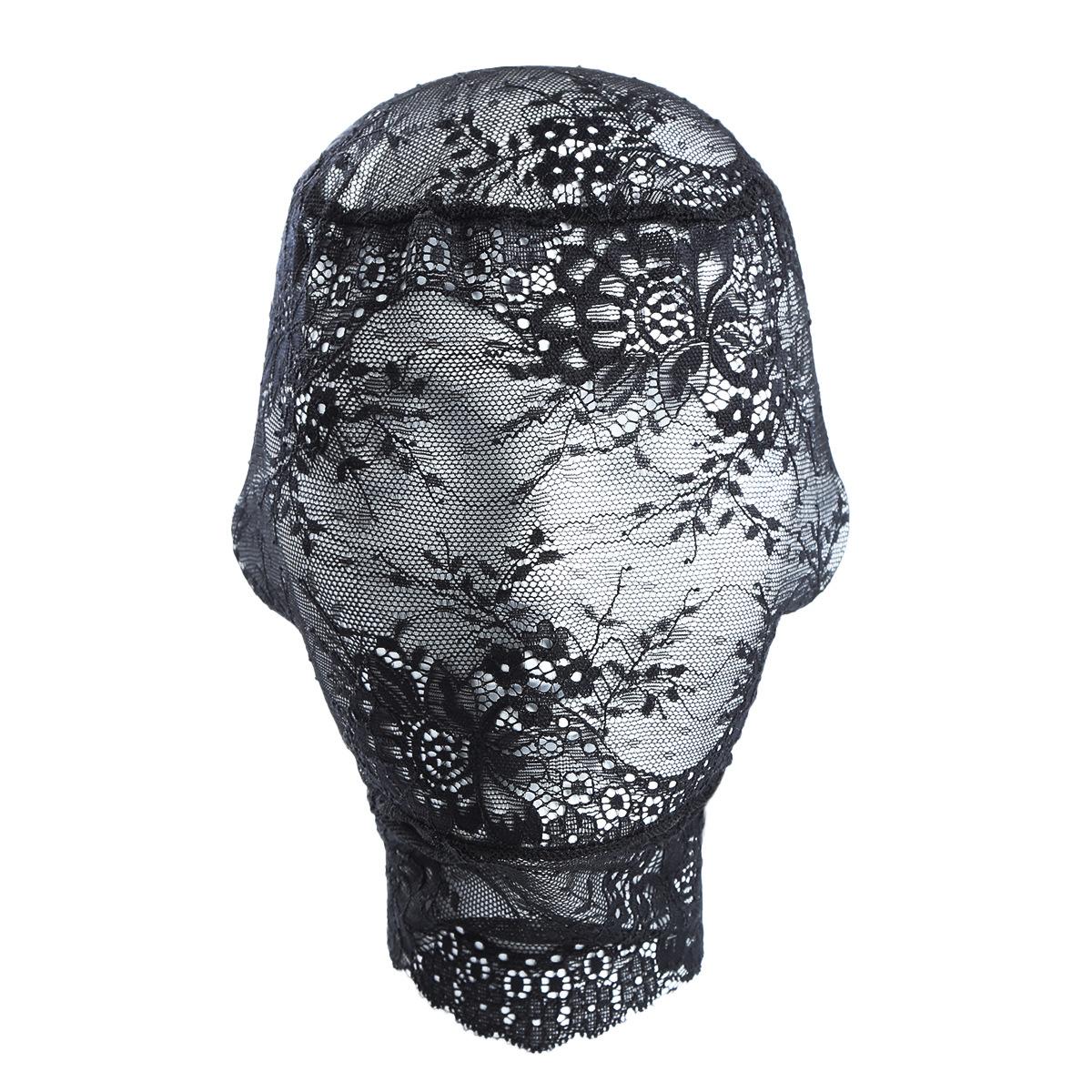 Beautiful Pattern Sex Black Lace Hood Adult Toys For Women