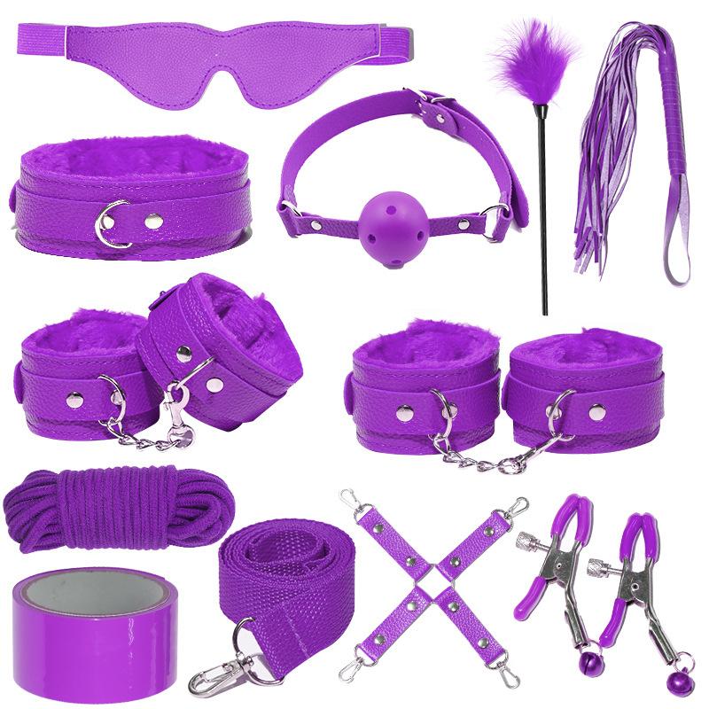 11 Pcs Sm Bondage Restraint Kit Bdsm Set 18 Sex Toys