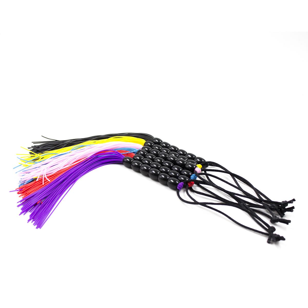 Punishment Spanking Tassels Mini Whip Silicone Flogger 18 Sex Toys