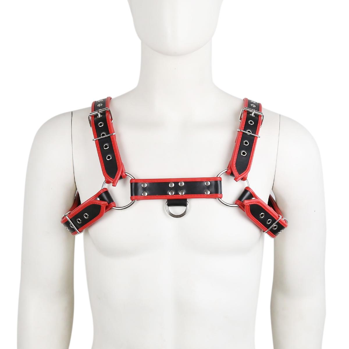 Adjustable Pu Leather Chest Belts Bdsm Bondage Gear For Gay Men Fetish Clothing
