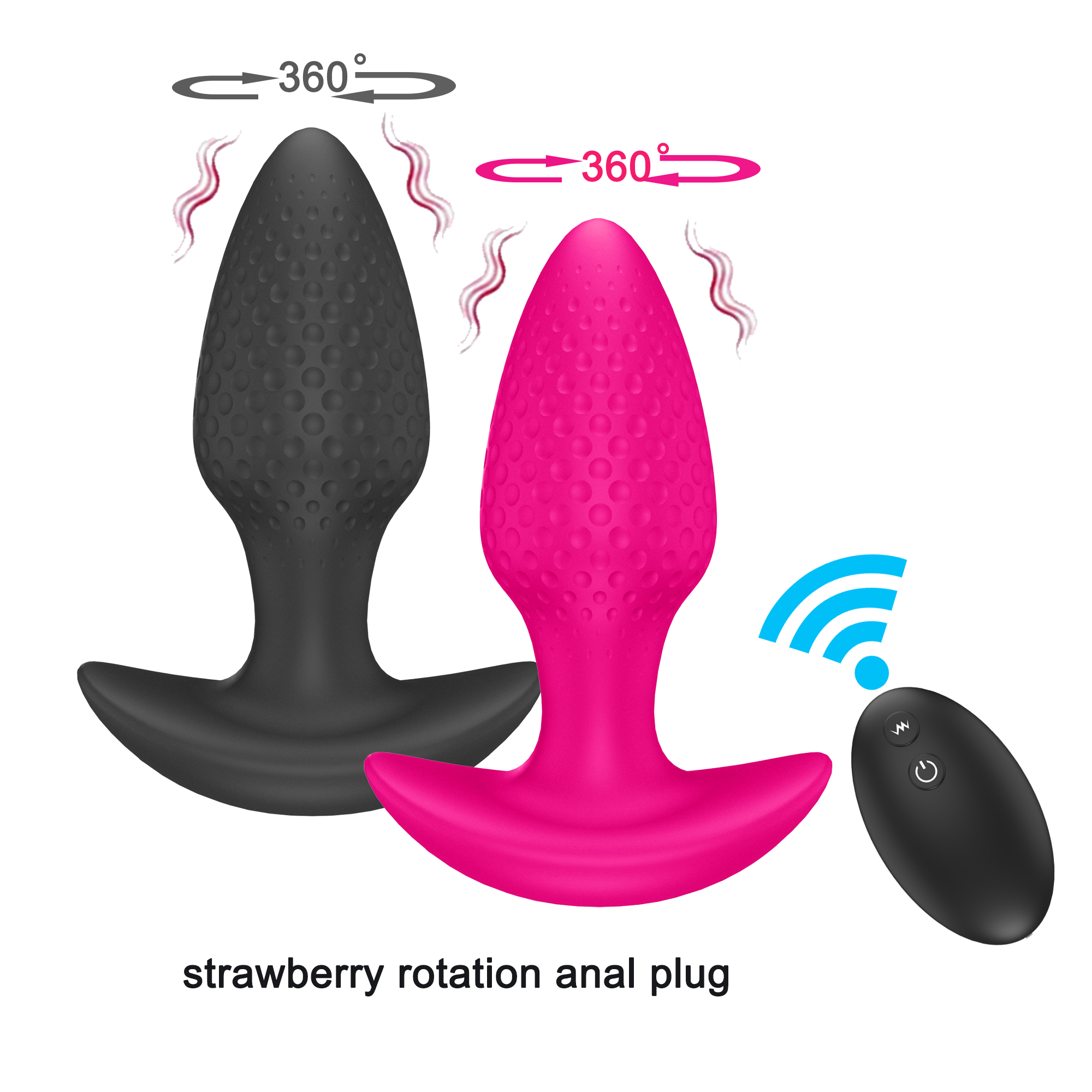 New Hot 10 Mode Rotation Vibrating Butt Plug With Remote Control Anal Toy Juguetes Anales Sex Toys For Male And Women