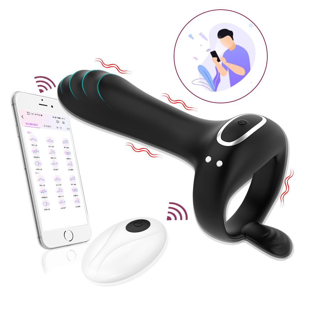  Cock Ring Vibrator For Penis App Remote Control Erection Support Pleasure Enhancesex Masturbator Sex Toys For Men