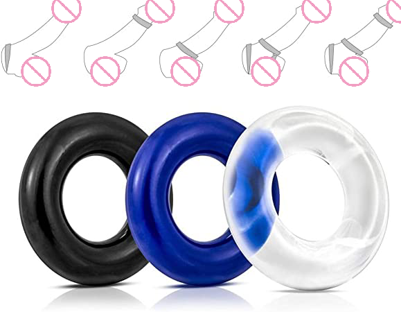  Sex Toy Delay Ejaculation Control Silicone Cockrings Penis Ring Cock Ring For Men
