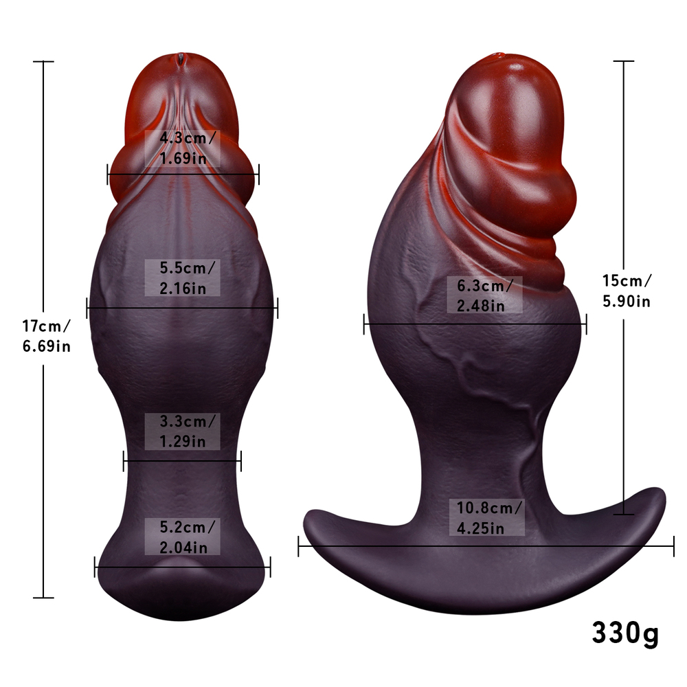 17CM Huge Silicone Anal Dildo
