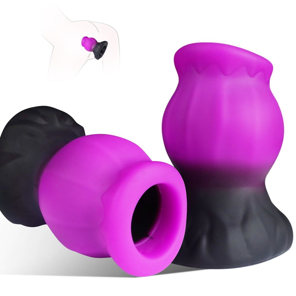 11.5CM Silicone Hollow Anal Plug