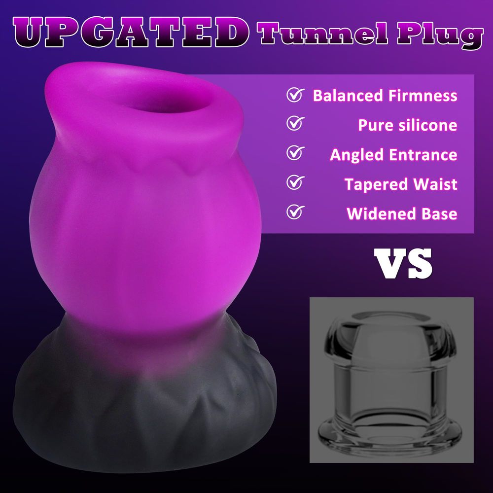 11.5CM Silicone Hollow Anal Plug