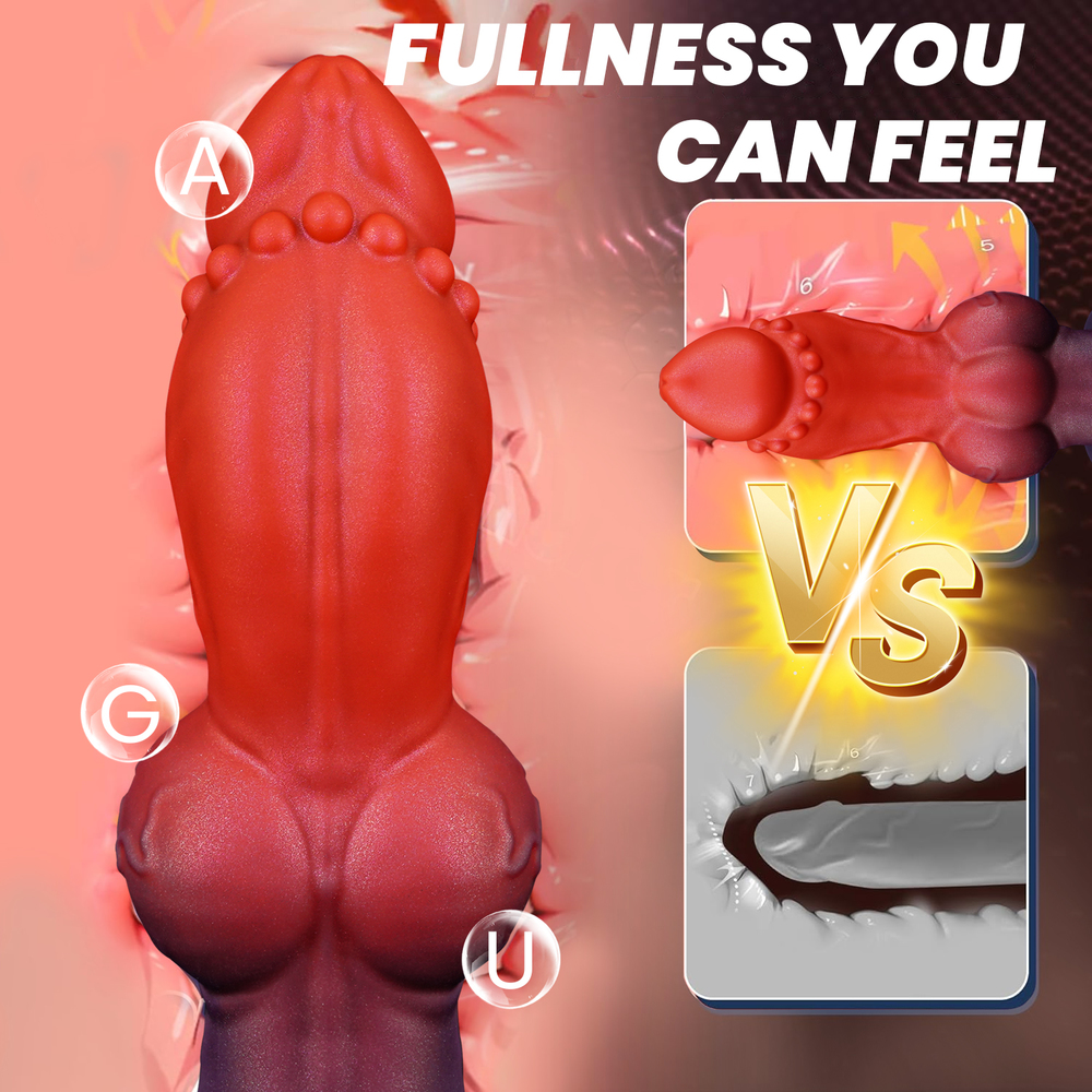 8.6 inch / 22cm Monster Cock Silicone Dog Dildo