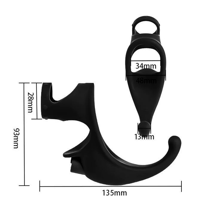 Dual Penis Ring with Taint Teaser